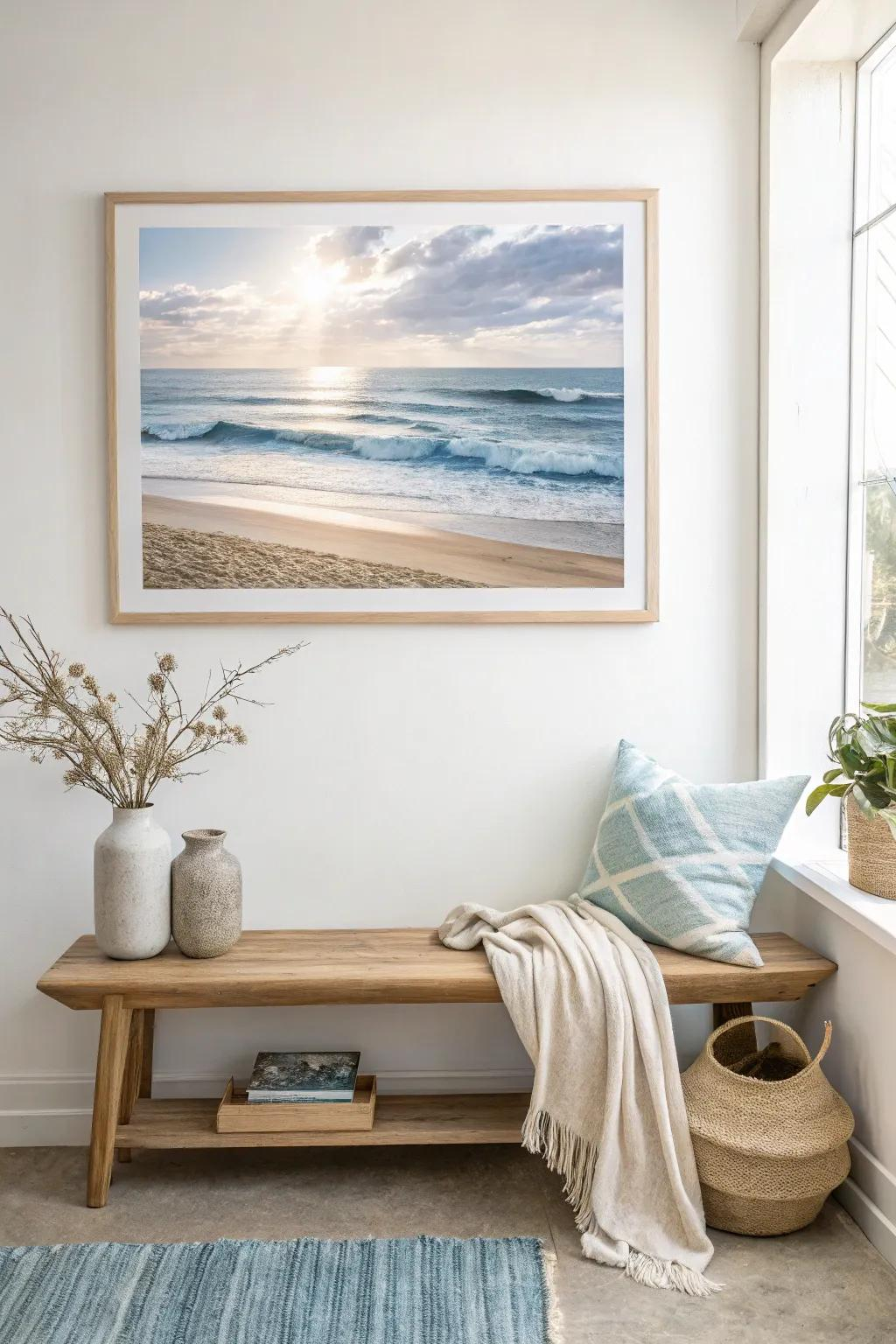 Finding Calm Through Coastal Wall Art in 2026 Home Design