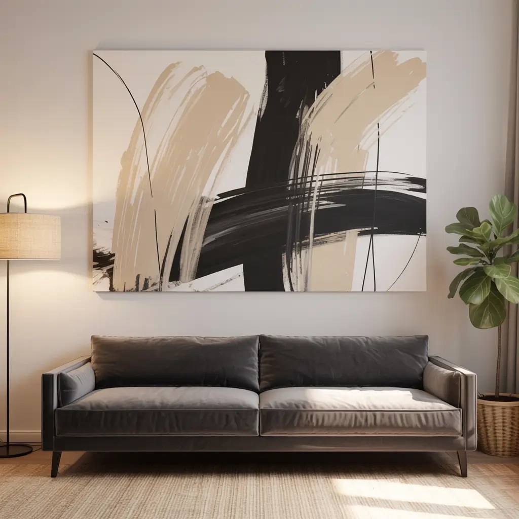 15 Stylish Large Wall Decor Living Room Ideas For Elegant Homes with regard to 60X36 Inches Teal Contemporary Art Large Modern Art Red White Blue