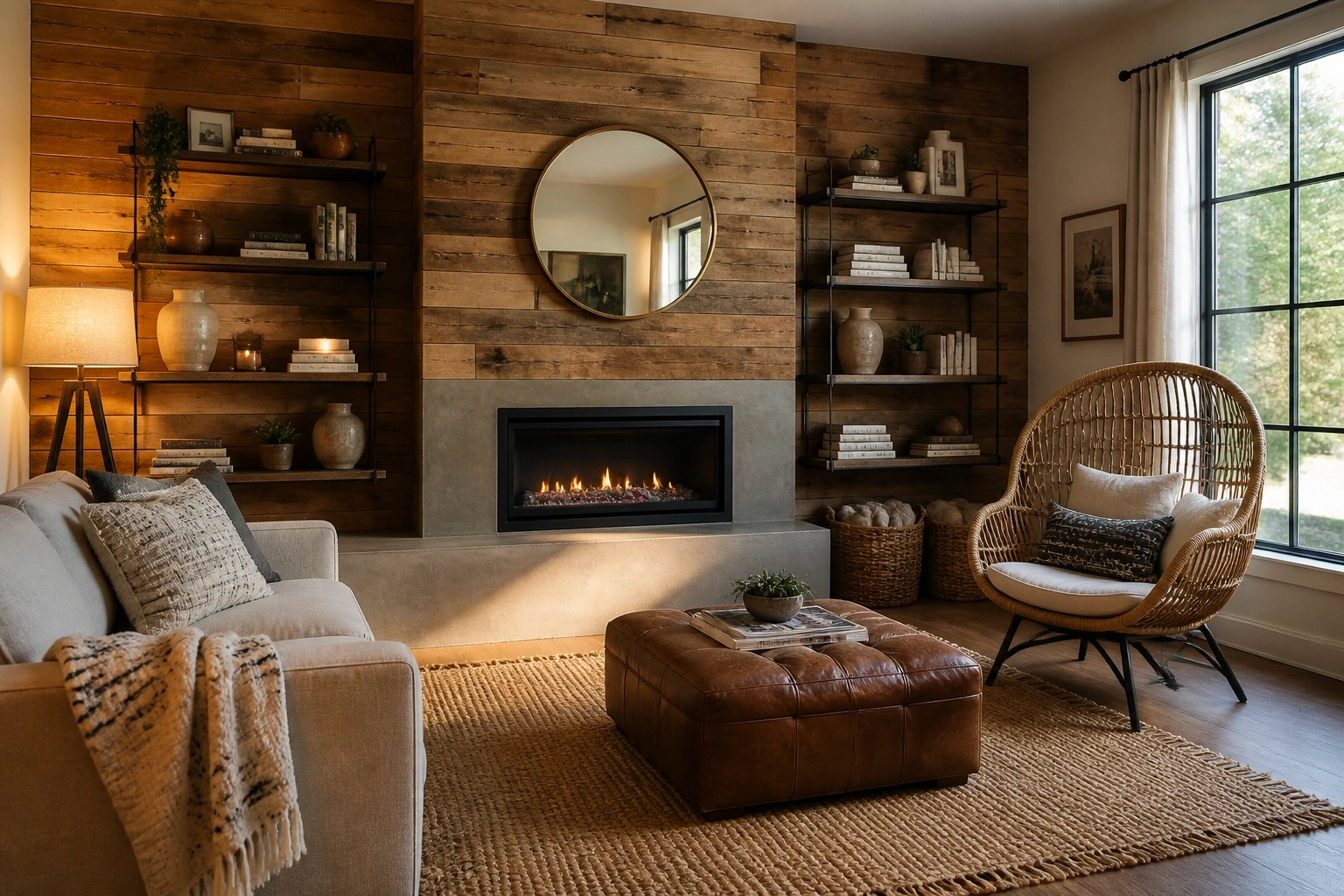 18 Warm Pallet Accent Wall Ideas That Add Rustic Texture Without ... for Curating Personality on Your Walls Without Overwhelming the Room