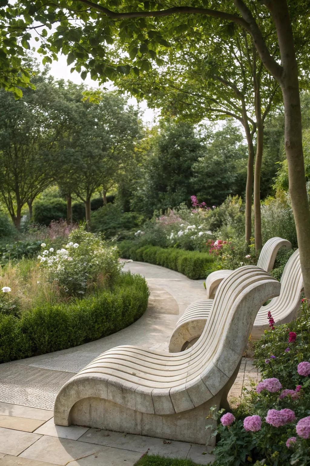 20+ Inspiring Landscape Focal Point Ideas in Designing a Cozy Focal Point With Compact Circular Landscapes Inspired by Misty Woods
