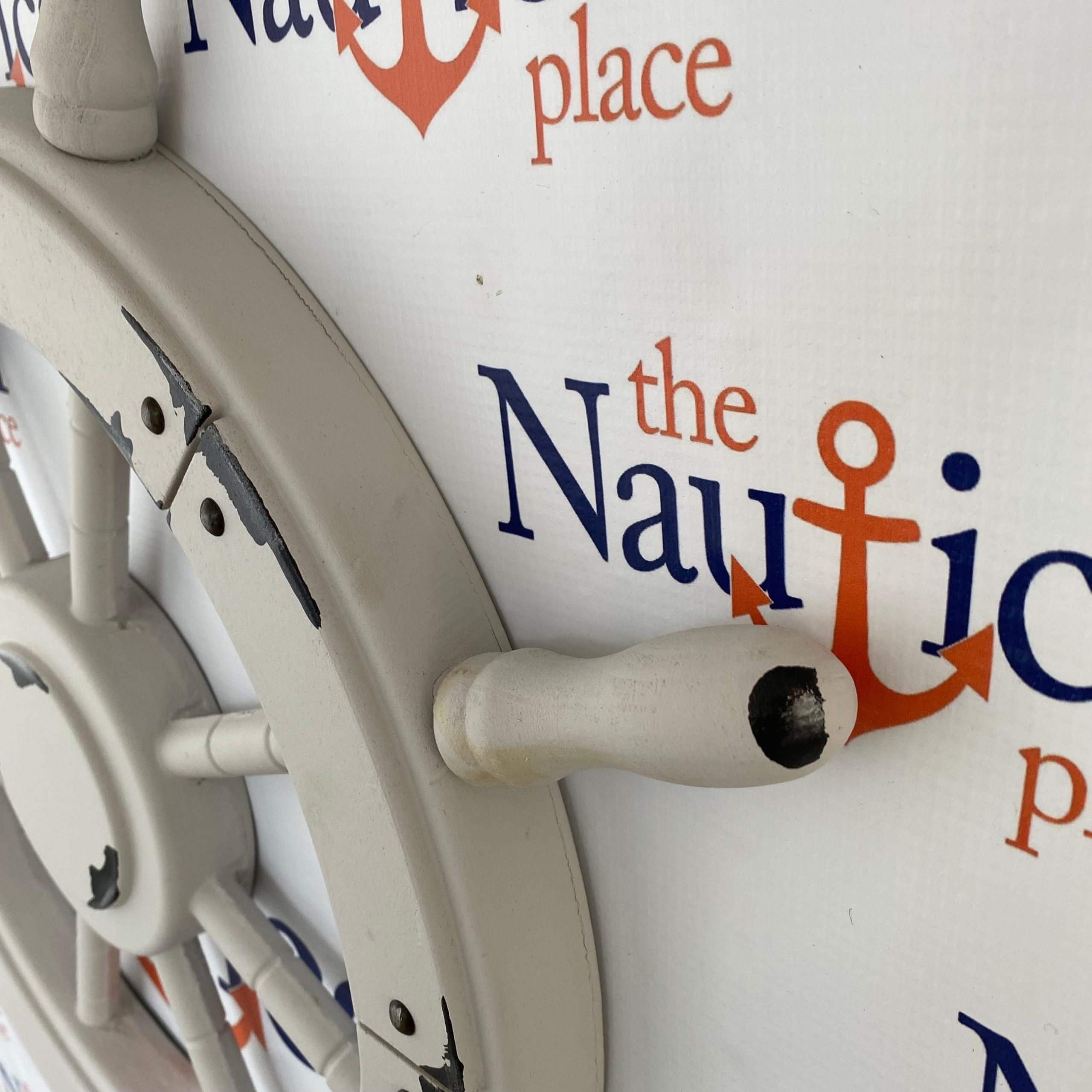 24 Painted Wood Ship Wheel - Distressed White Finish - Large Wooden ... with Exploring the Craftsmanship Behind Hand-Painted Wooden Ship Wheels and Starfish Details