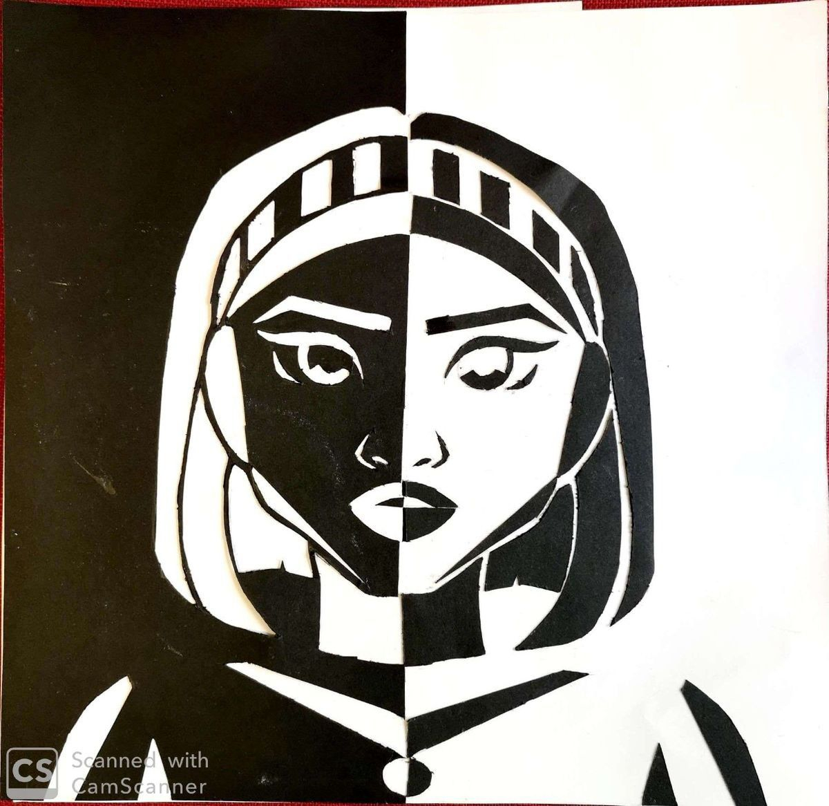Letting Negative Space Do the Talking With Oversized Monochromatic Art