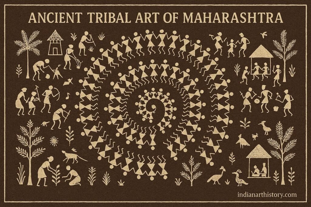 Ancient Tribal Art Of Maharashtra - Indianarthistory intended for Walking the Ancient Path of Original Tribal Art and Sacred Pilgrimage