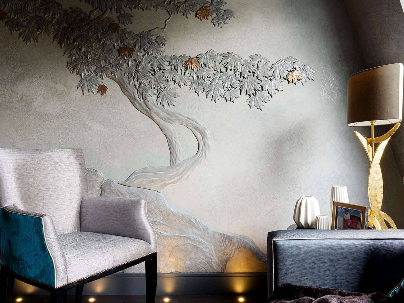 How Interior Designers Use Statement Relief Sculptures to Anchor a Room
