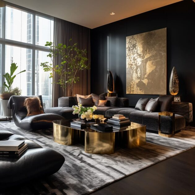 Black And Gold Interior Paint At Eldon Berthold Blog pertaining to 60X48" Black White Gold Huge Minimal Abstract Contemporary Artwork
