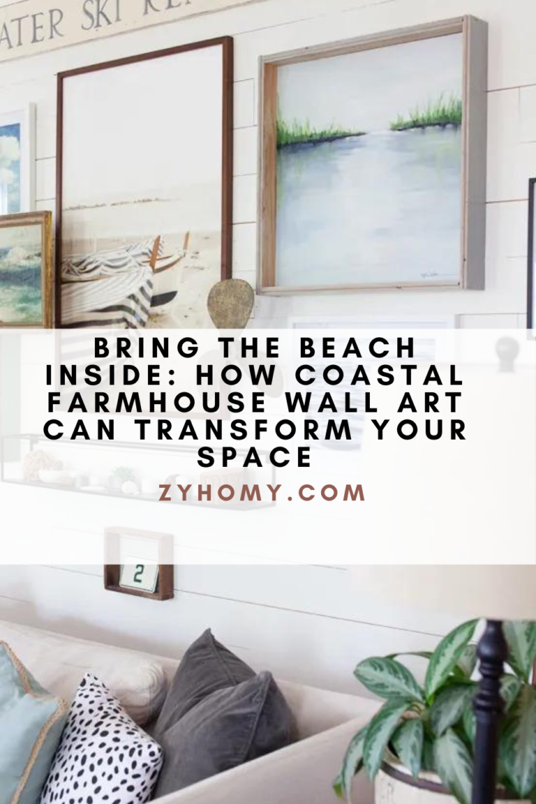 Bring The Beach Inside: How Coastal Farmhouse Wall Art Can Transform ... pertaining to "The Sail And The Sea" Hand Painted Canvas Art, 40"X40"