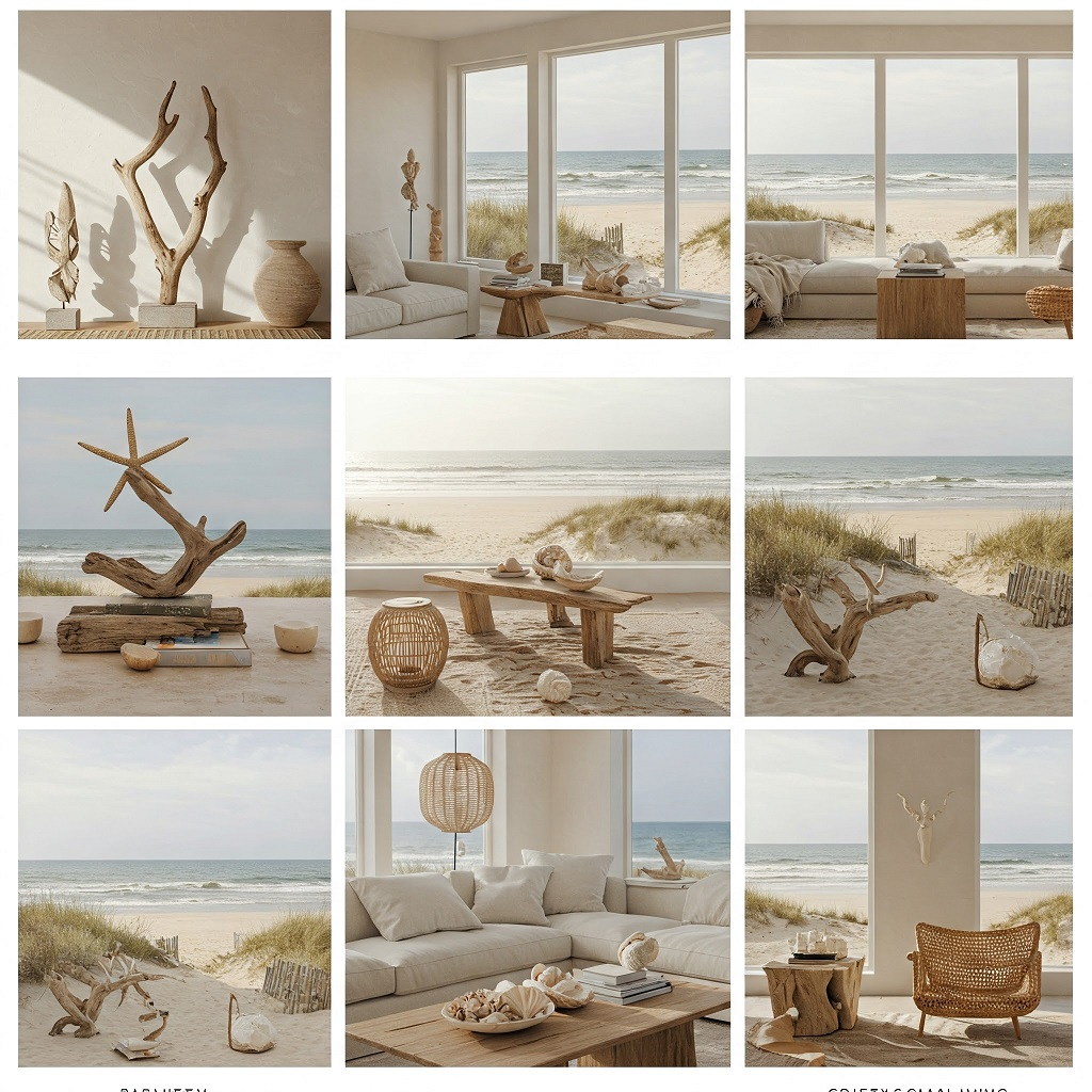 Curating Coastal Living: The Artful Choice Of Your Perfect Home - Djd ... for Set Of Five Fish Tale Wall Sculptures