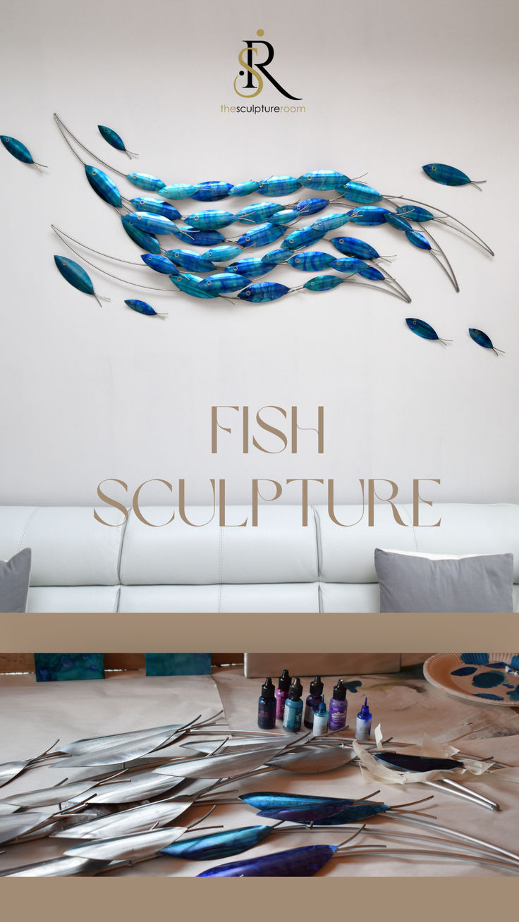 Curating a Coastal Aesthetic With Five Piece Fish Tail Wall Sculptures for Modern Homes