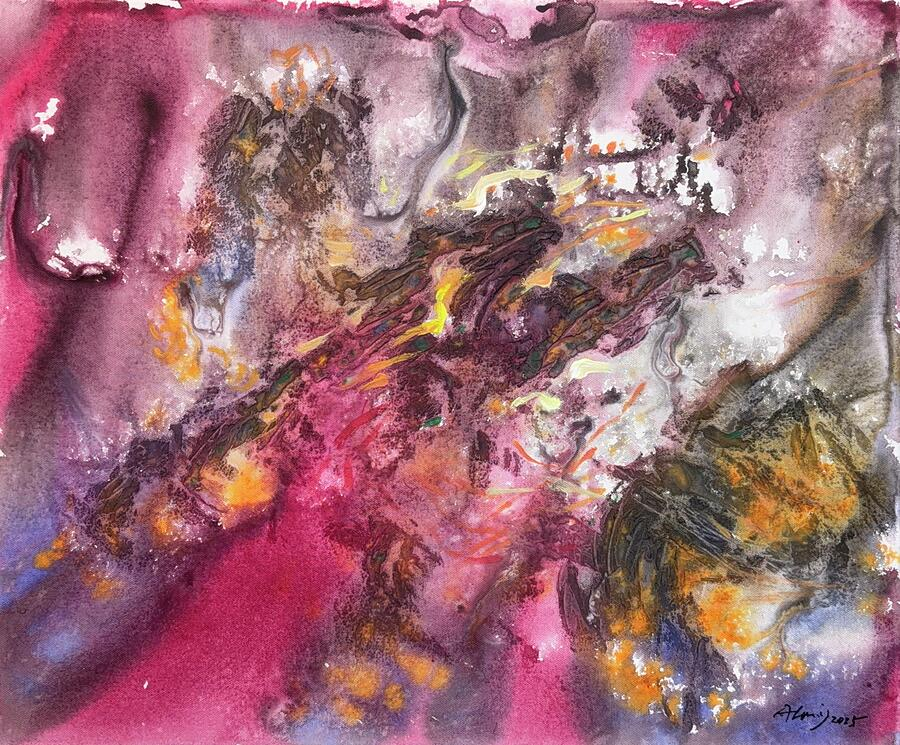 Echoes Of The Earth Resonance Painting By Feng Yang - Fine Art America inside Unpacking the emotional resonance woven into the abstract watercolor by Henry Brown in 2009