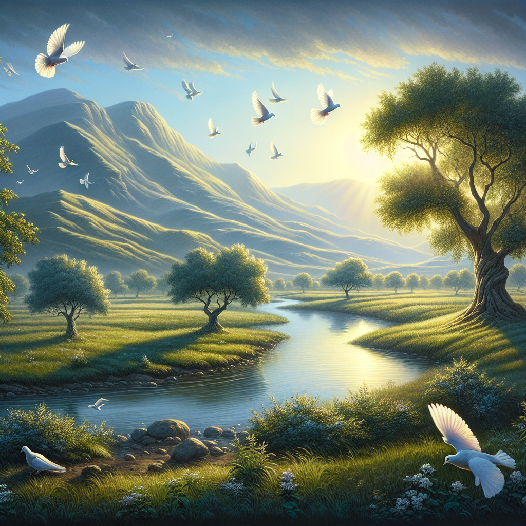 Finding Tranquility: A Journey Through Bible Meditation For Inner Peace ... with Finding Inner Peace Through Tranquil Avian Nature Prints