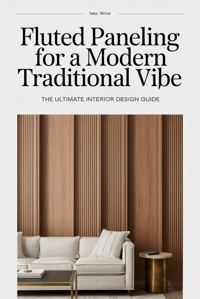 Fluted Paneling For A Modern Traditional Vibe: The Ultimate Interior ... for Why Interior Designers Are Turning to Glossy Aluminum Paneling for Winter Mountain Landscapes in 2026