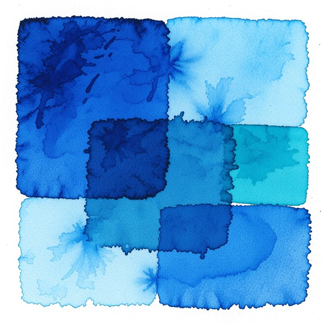 Exploring the Emotional Depth of Blue and White Palettes in Modern Painting