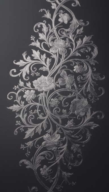 The Enduring Appeal of Floral Sketch Art Rendered in Durable Metal Mediums