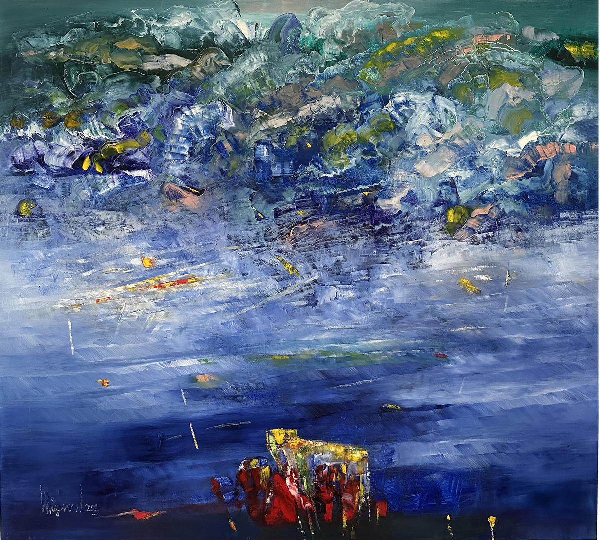 From Nature To Canvas: An Emotional Resonance - The Hindu in Unpacking the emotional resonance woven into the abstract watercolor by Henry Brown in 2009