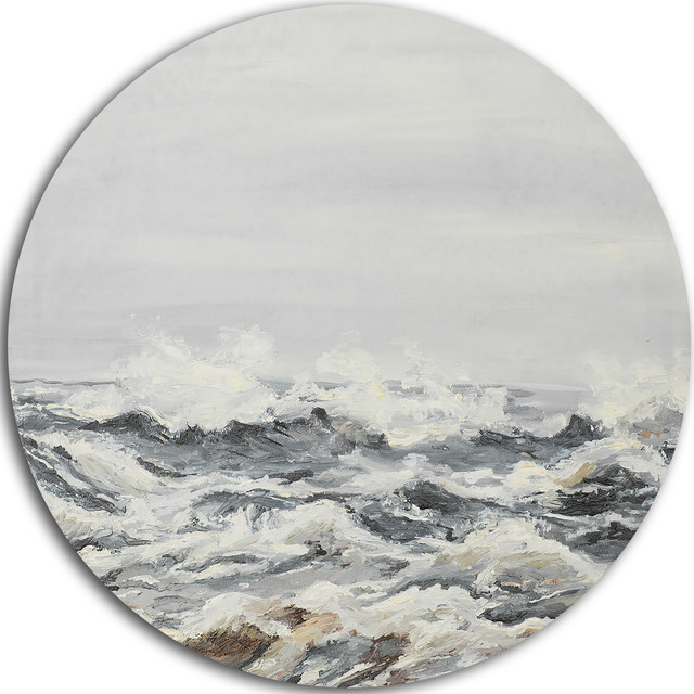 The Craftsmanship Behind Seascape Disc Metal Wall Art Pieces