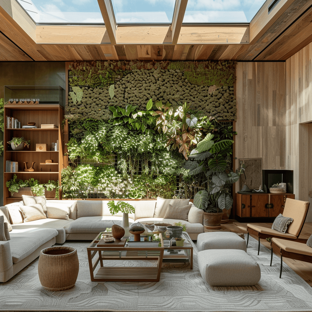 How To Create An Earthy Living Room That Will Be The Envy Of Your ... regarding Styling Living Rooms With Organic Forest Inspired Wall Art