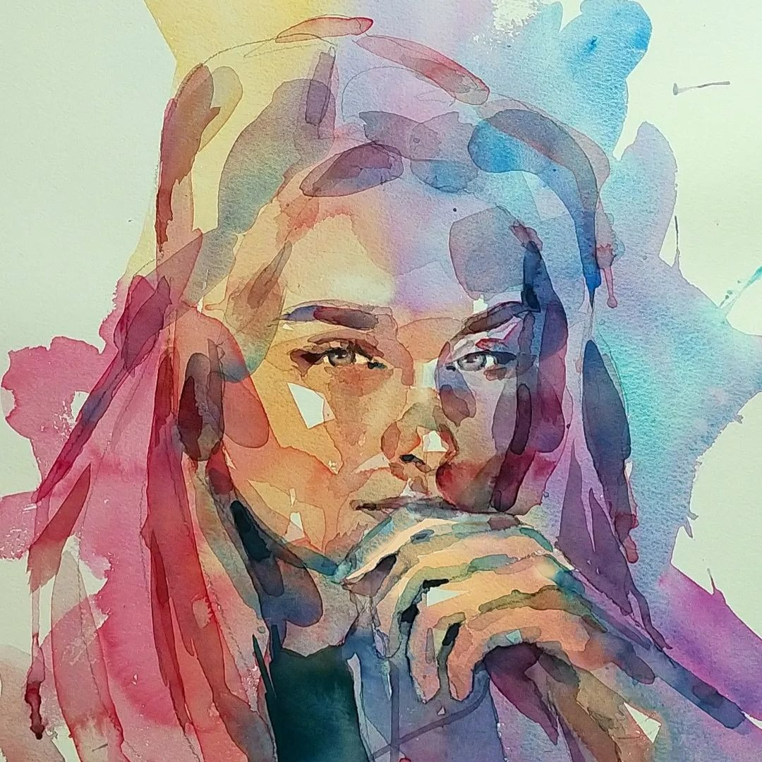 Incredible Watercolor Portraits - Watercolour Workshop with Finding Stillness Through the Fluid Lines of Modern Abstract Portraits