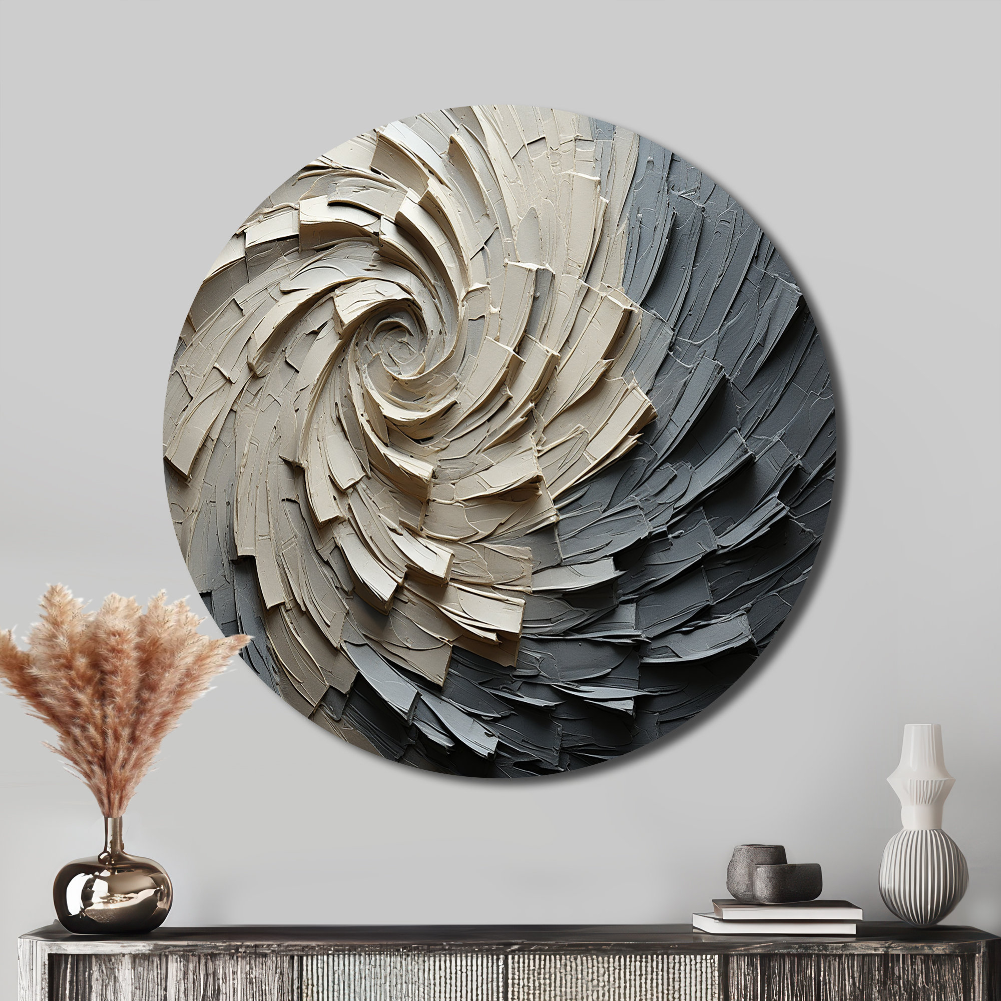 Ivy Bronx Seth - Abstract Round Metal Art | Wayfair within Why Small Circular Metal Artworks Are Transforming Modern Interior Spaces in 2026