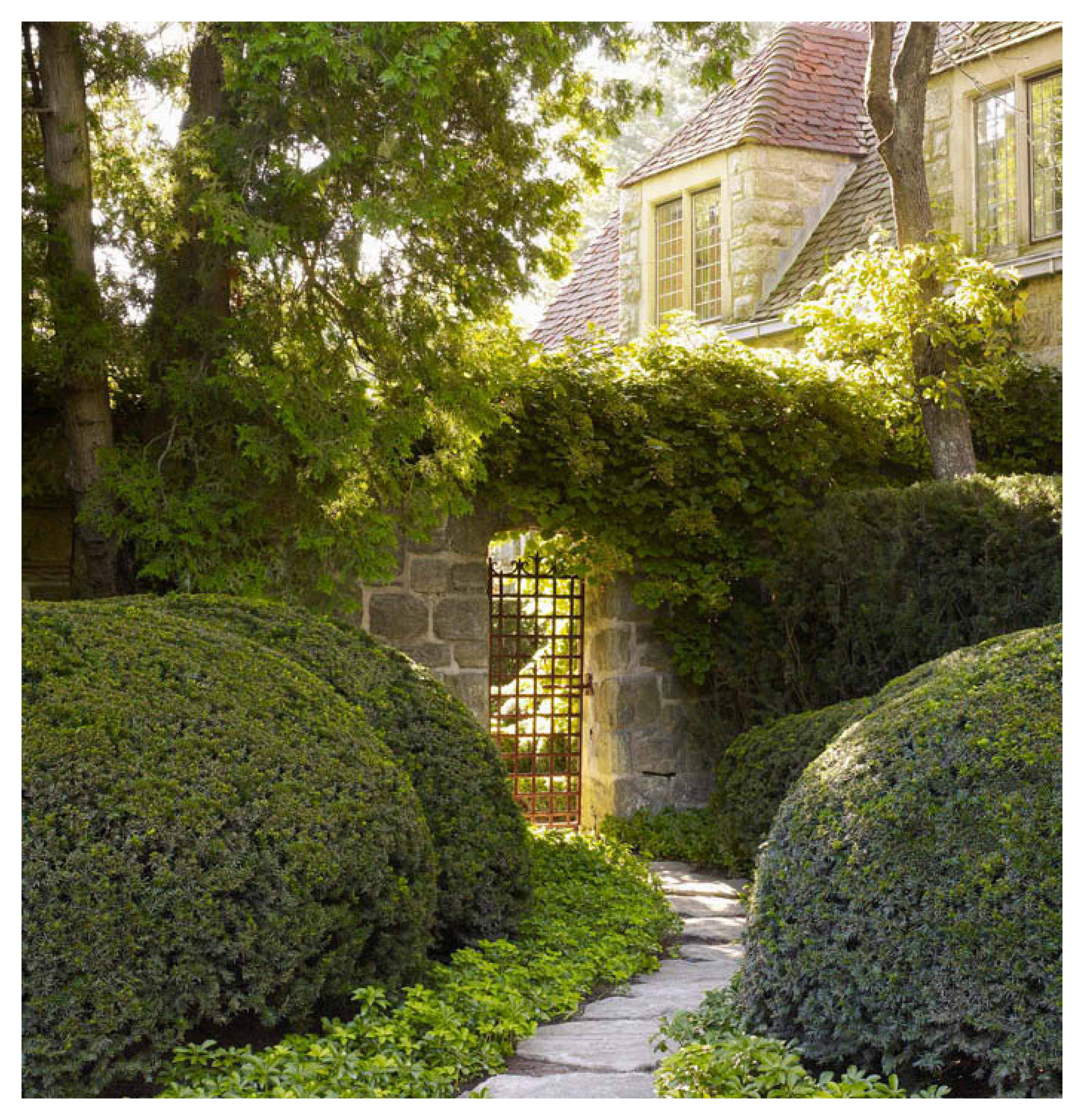 Landscape Focal Point Examples throughout Trail Through Yellow Foggy Forest, Landscape Disc Metal Wall Art, 11"