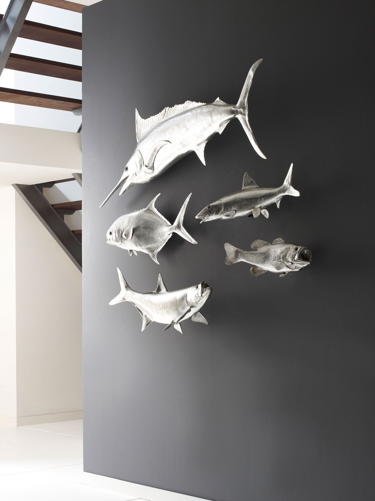 Largemouth Bass Fish - Phillips Collection | Luxe Home Philadelphia ... with Curating a Coastal Aesthetic With Five Piece Fish Tail Wall Sculptures for Modern Homes