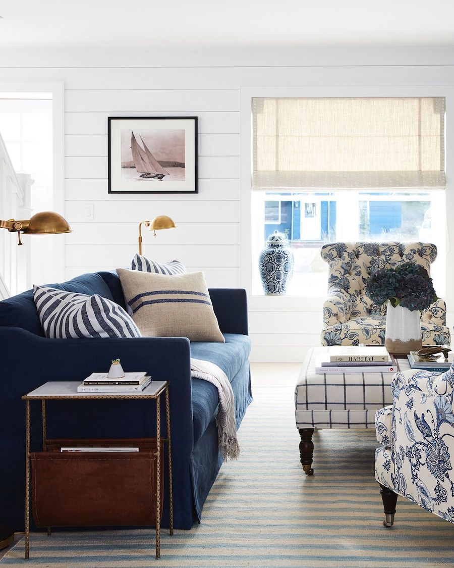 Modern Nautical Interior Design Elements within Rustic All Dark Blue Decorative Ship Wheel With Starfish 6'', Boat Wheel