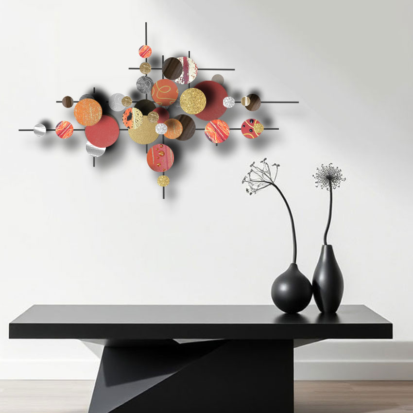 'Muse' Abstract Metal Wall Art Customisable 3D Modern Sculpture within Exploring the Hidden Craft Behind Handmade Metal Scale Model Wall Art