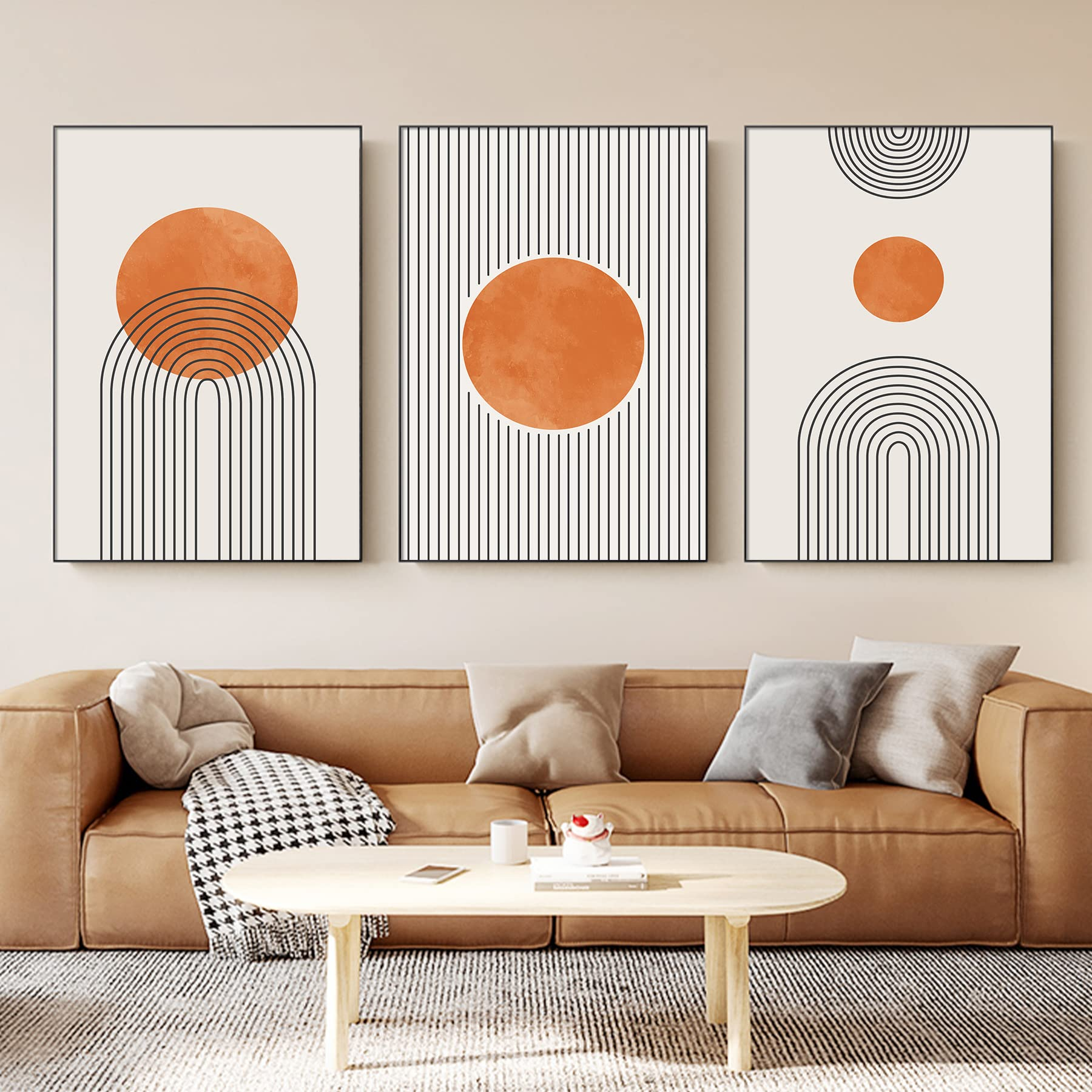 Orange Living Room Wall Art throughout Red Meeds Orange, Wall Tapestry, 24"X48"