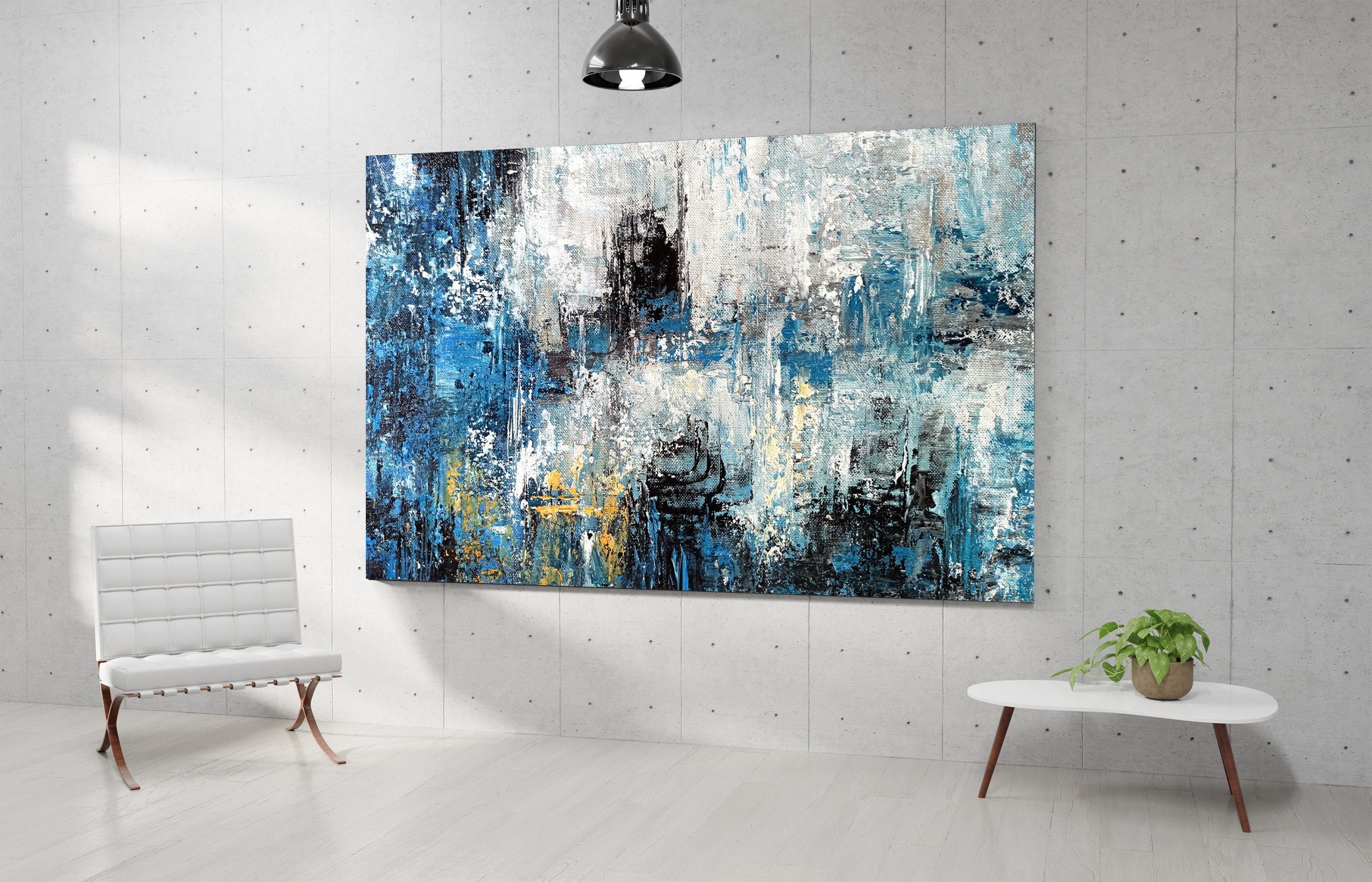 Oversized Abstract Wall Art Abstract Painting Extra Large - Etsy Uk with regard to 60X36 Inches Teal Contemporary Art Large Modern Art Red White Blue