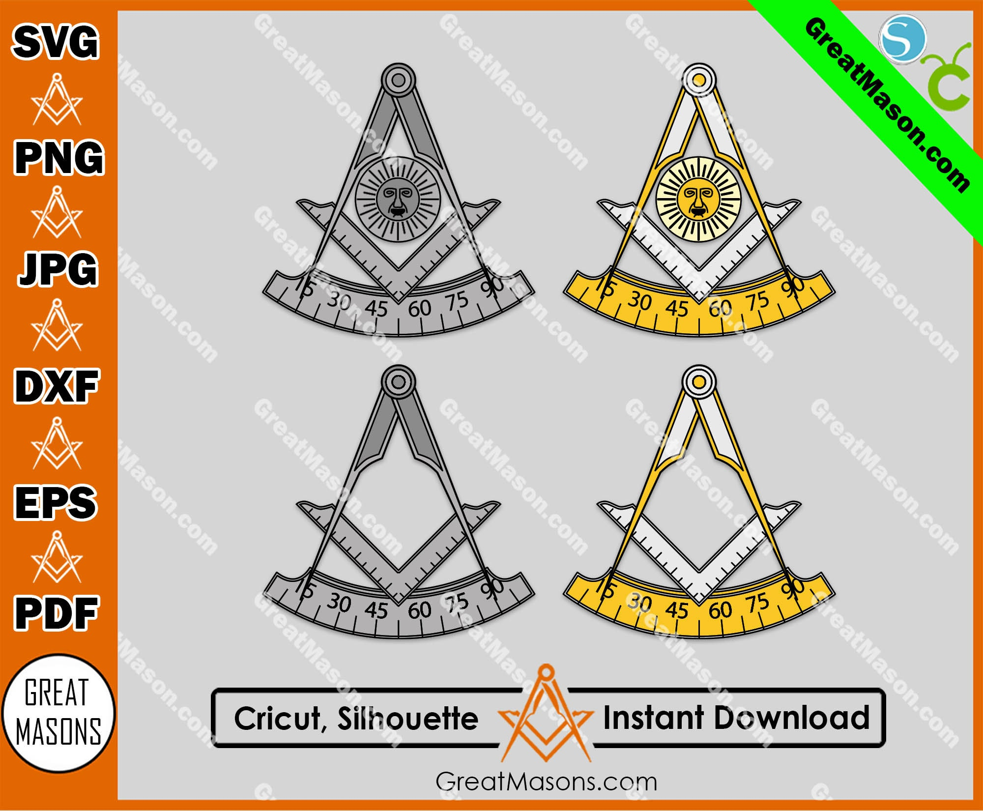 Past Master Masonic Symbols regarding Slab Xxxi N. Frieze See Notes, Architectural Friezes,Traceries And Tiles