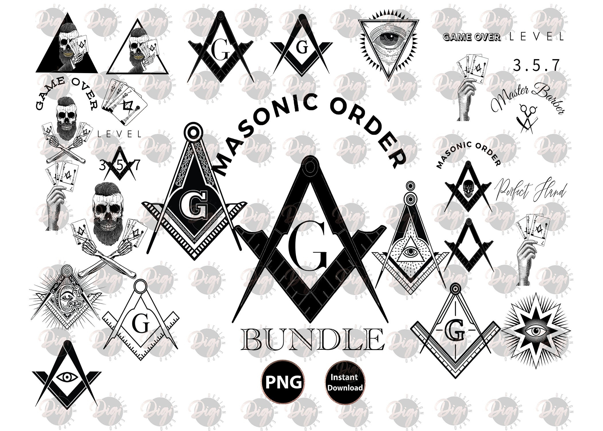 Past Master Masonic Tattoos Designs in Slab Xxxi N. Frieze See Notes, Architectural Friezes,Traceries And Tiles