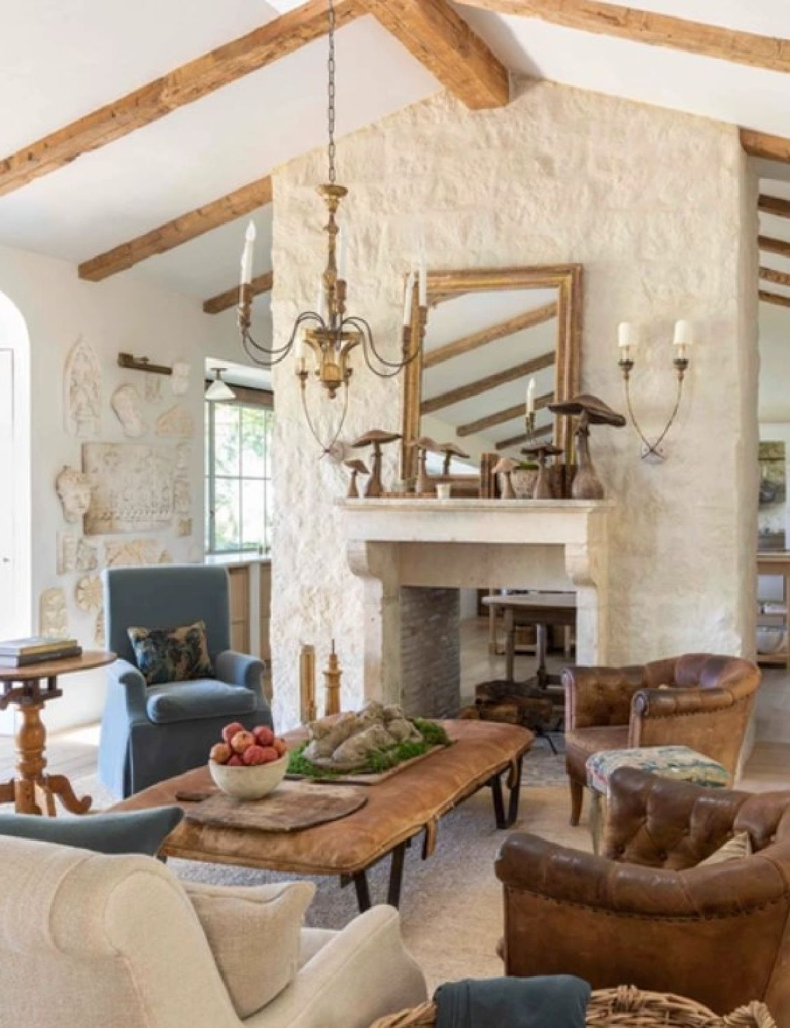 Patina Farm: Revisiting Its Tranquil &amp; Timeless Charm - Hello Lovely ... regarding Fleur De Lis Studio Wall Patina
