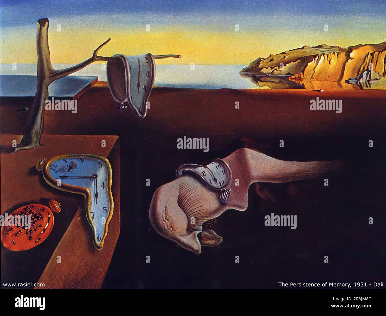 Persistence Of Memory Original within "Twinkle In His Eye" Wrapped Canvas Art Print, 30"X30"X1.5"