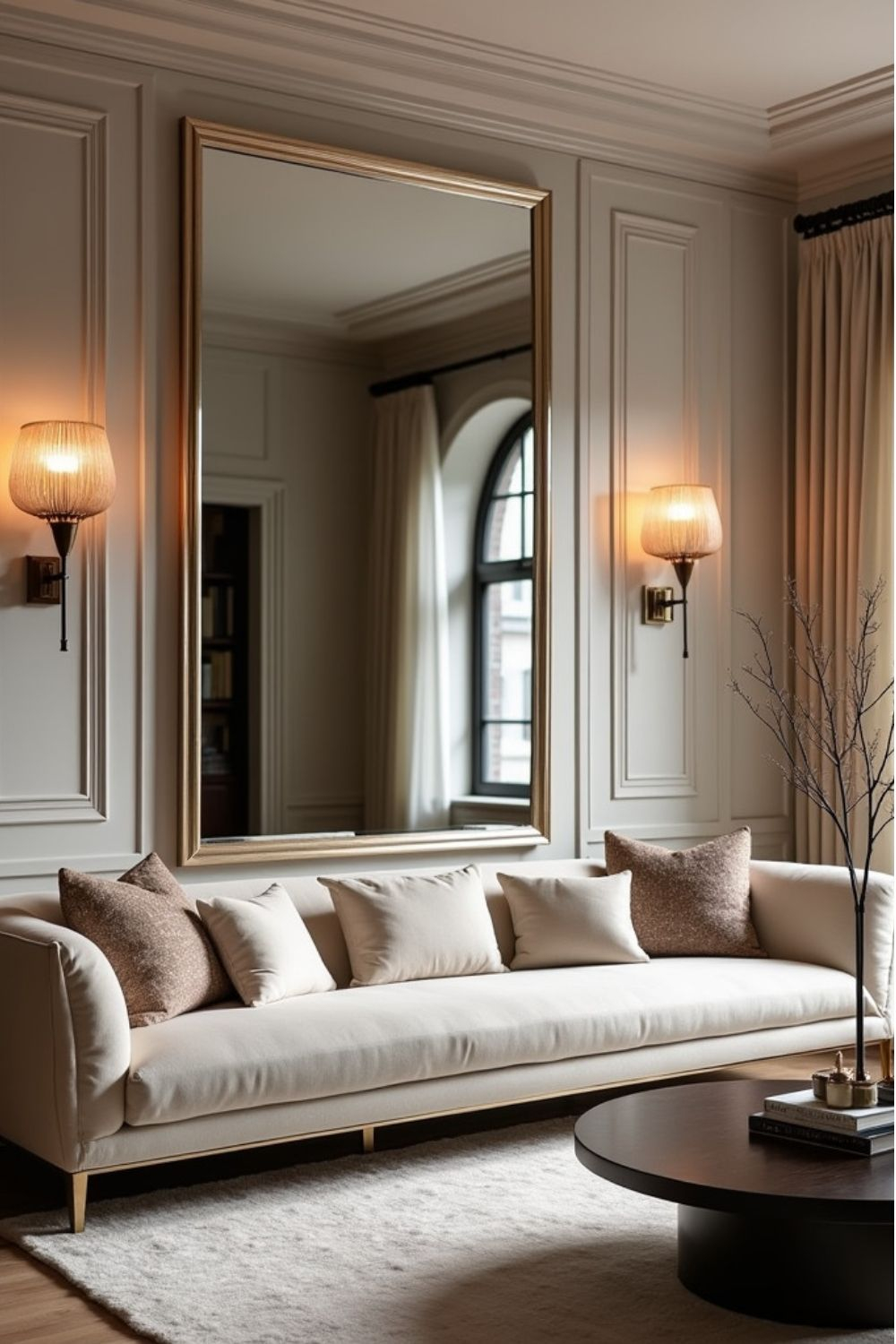 Reflect And Illuminate: Mirror Wall Lighting Ideas | Sconces Living ... throughout Mirror Discipline 37 Wall D̩cor