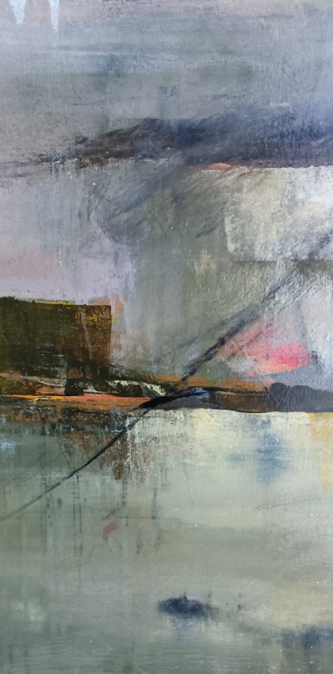 Resonance – Abstract Painting Exploring Natural Rhythm By Diana Neggo ... for Original Abstract Watercolor "The Destruction" By Henry Brown, 2009