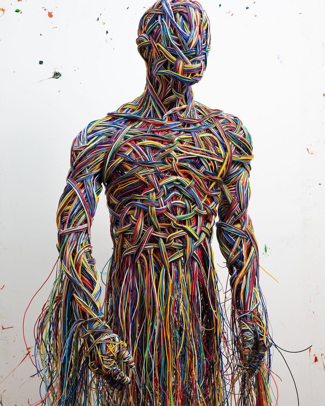 Salman Khoshroo’s Figurative Wire Sculptures - Hi-Fructose Magazine ... regarding How Artisans Shape Wire Into Expressive Wall Sculptures That Tell a Story