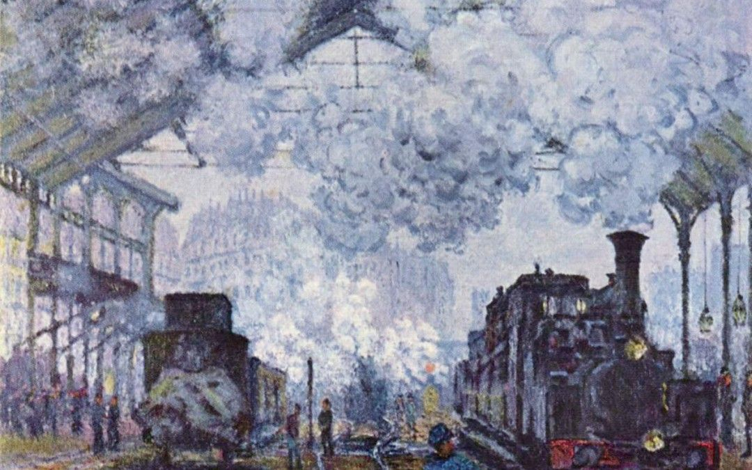 The Brush Strokes Of The Industrial Revolution -- Monet | Claude Monet ... inside Tracing the brushstrokes of a turning point in Monet's brilliant artistic journey