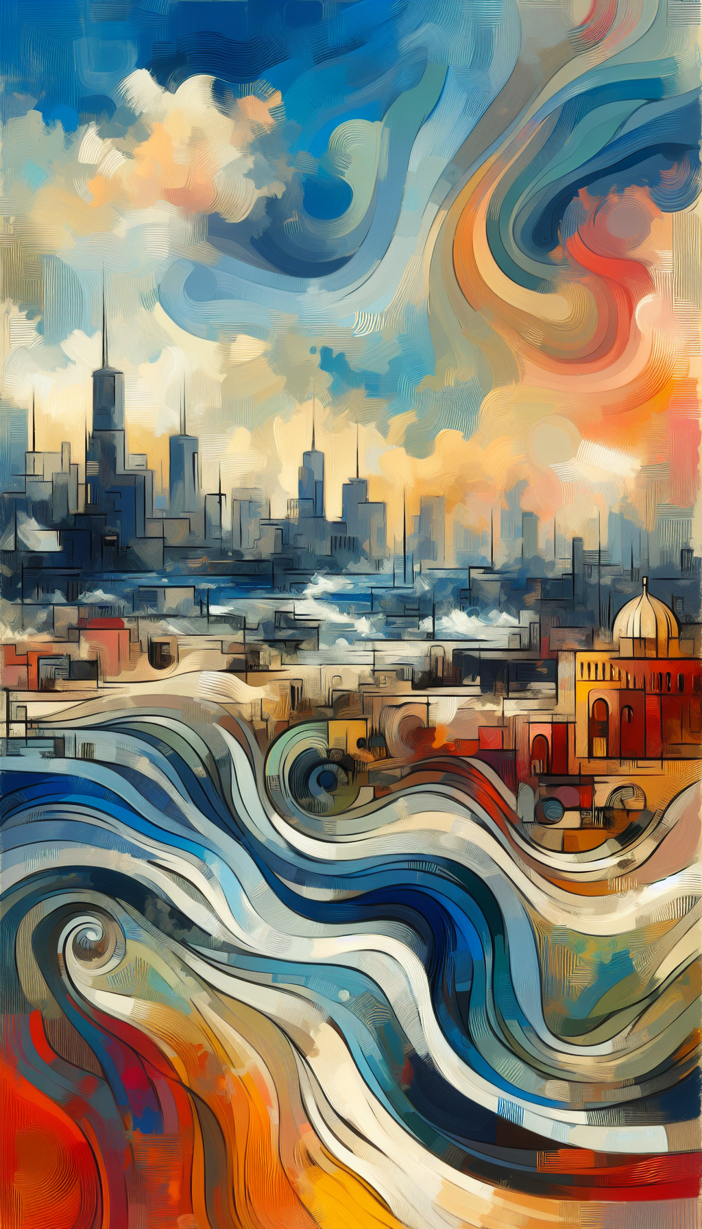 The Pulse Of Modern Art: Exploring Diversity And Depth In Recent ... inside Sunset Over The Ocean, Seascape Photography Disc Metal Artwork, 11"