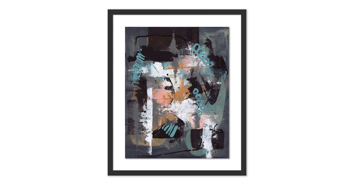 Understanding The Emotional Impact Of Abstract Art Prints - Wonderwall ... regarding Original Abstract Watercolor "The Destruction" By Henry Brown, 2009