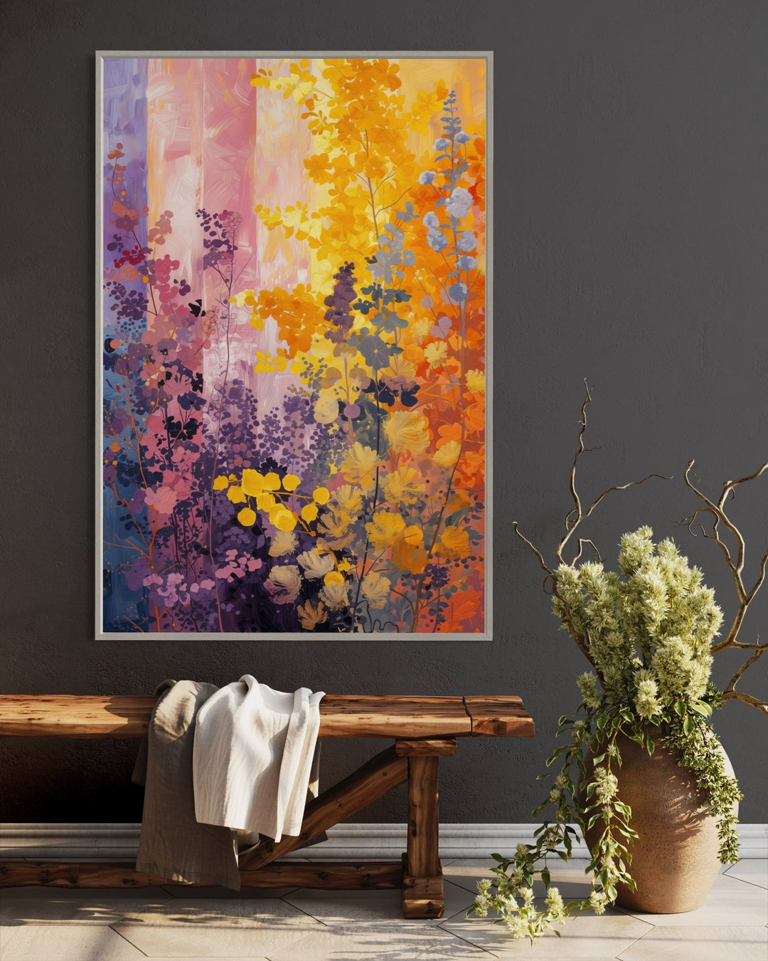 Why Vibrant Botanical Metal Prints Create Instant Focal Points In Rooms