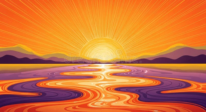 Exploring the Ocean-Like Wavelike Patterns of the Popular Red Meeds Orange Artwork