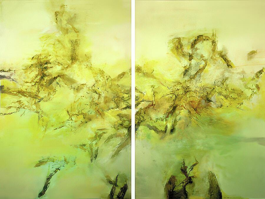 Zao Wou Ki Abstract Masterpiece Lyrical Abstraction Emotional Resonance ... with Unpacking the emotional resonance woven into the abstract watercolor by Henry Brown in 2009