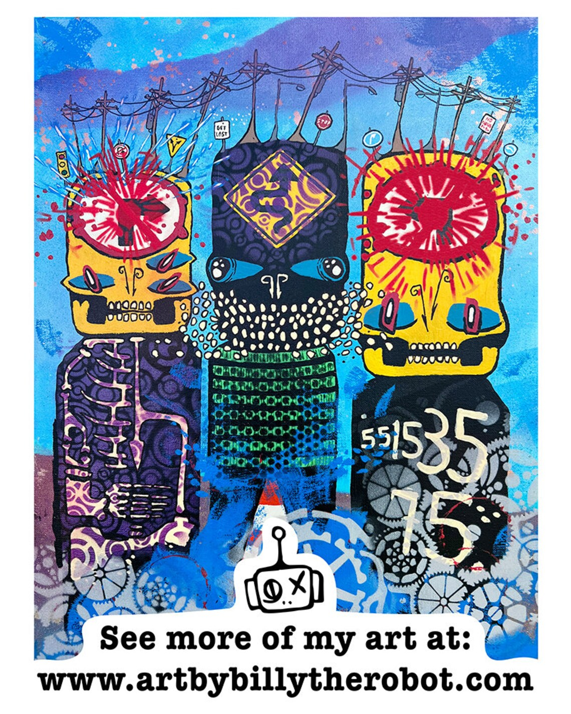 18 X 24 Original Painting Inspired By Basquiat Banksy Picasso Condo ... with Why Contemporary Collectors Are Talking About Wine Party III Orange Abstract Table 18 X 24 Original Painting