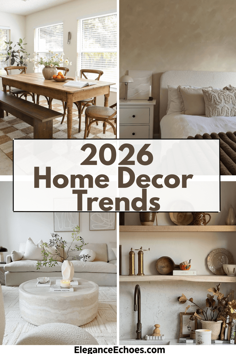 2026 Home Decor Trends That Make Every Room Feel Better for Tranquil Framed Canvas - Set Of 4 - White Frame