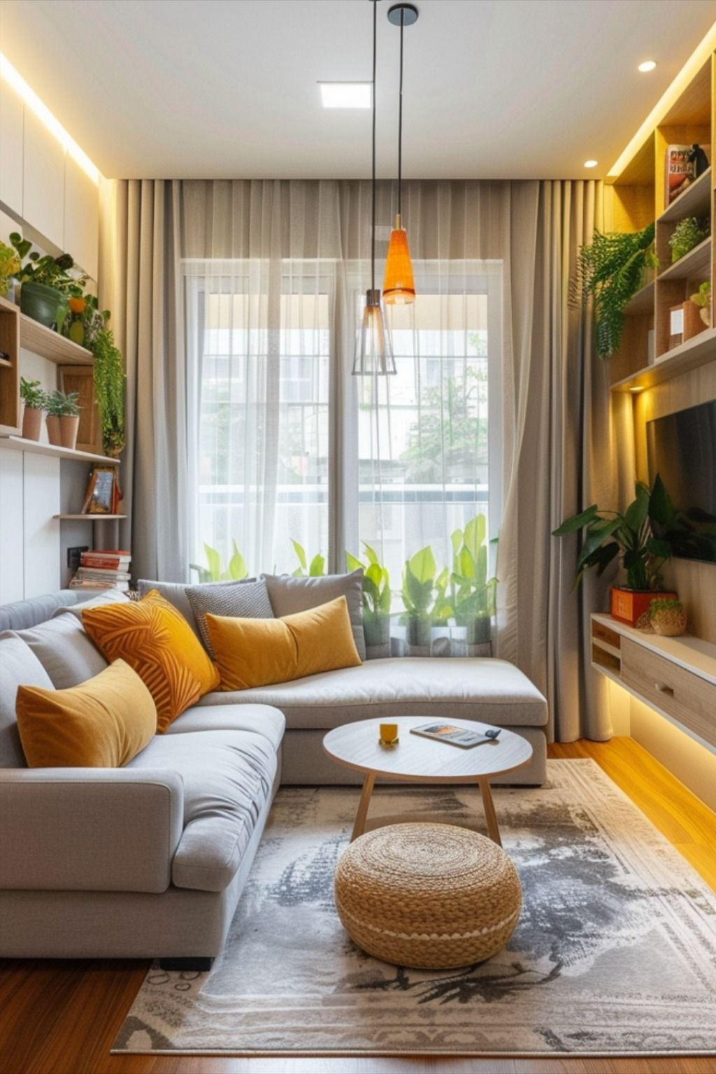 21 Modern Ideas To Transform Your Small Living Room Into A Stylish ... regarding Modern Glass And Metal Wall Sculpture 3D "Arctic" Ap, 19"X15"X4"