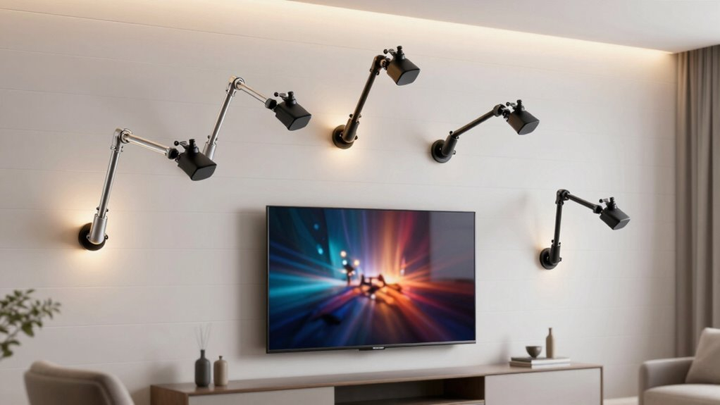 6 Best Full Motion Tv Wall Mounts That Move Like A Dream pertaining to Kudu Head Wall Art - Reflective