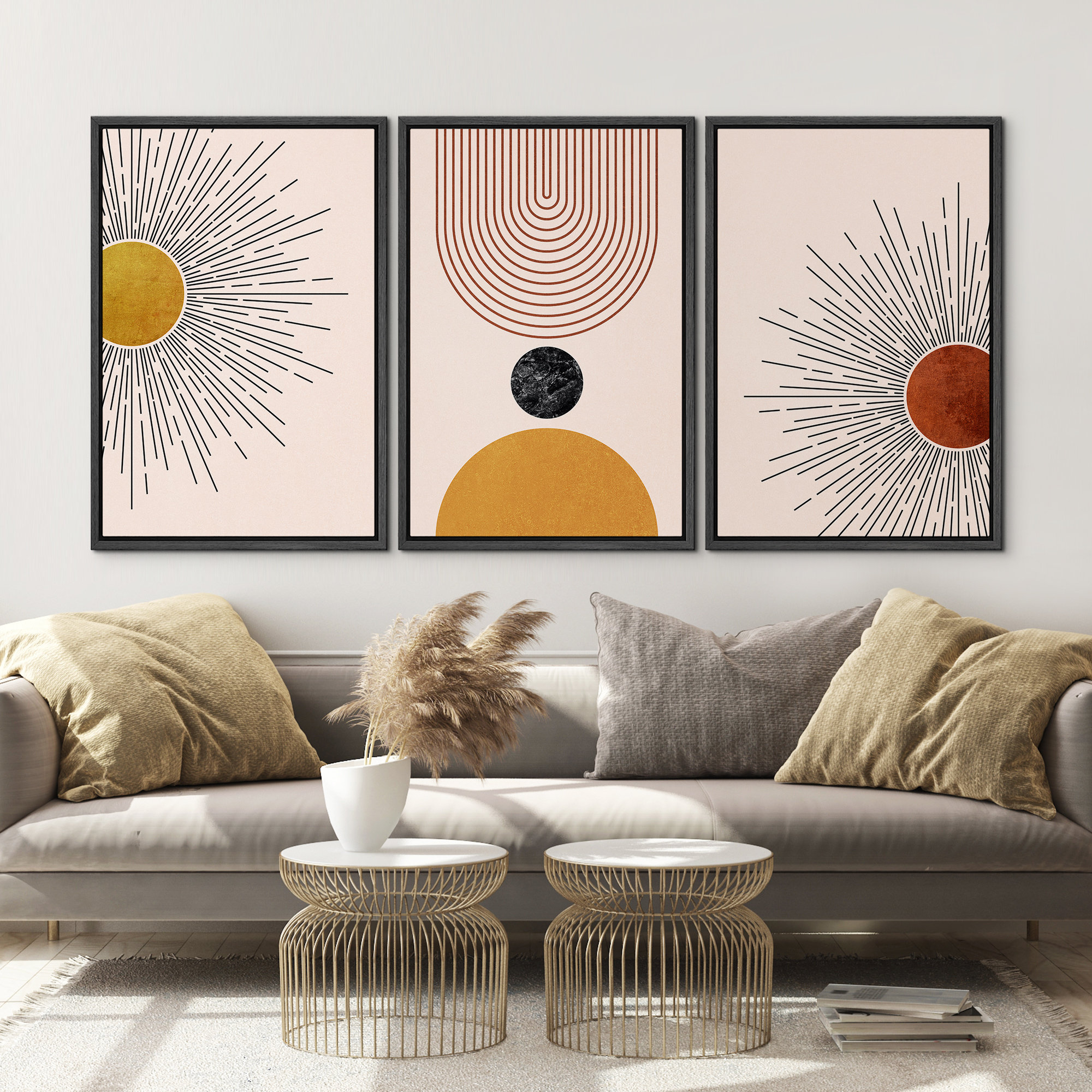 Abstract Mid Century Modern Wall Art regarding How the Oval Plaque Man 32 Wall Decor Brings Classical Art Into Modern Spaces