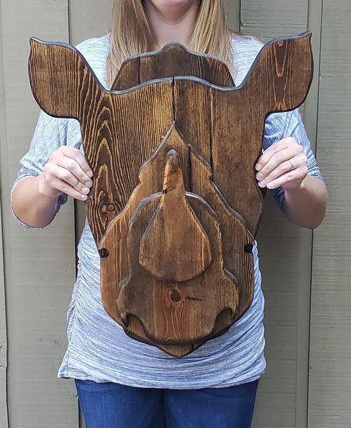 All Animal Busts | How To Make Wooden Animal Heads, Unique Wooden ... throughout Gray Elephant Head Papier Mache Wall Sculpture Safari Bust Animal Art Mounted