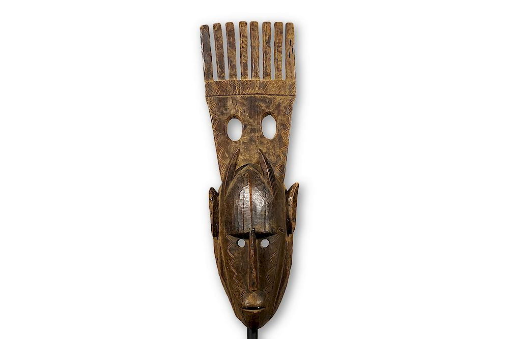 Bamana Ntomo Mask 24.5" | African Art, Carving, Mask with regard to Decoding the Cultural Significance Carved into the Consigned Marka Bamana Tribal Mask 5