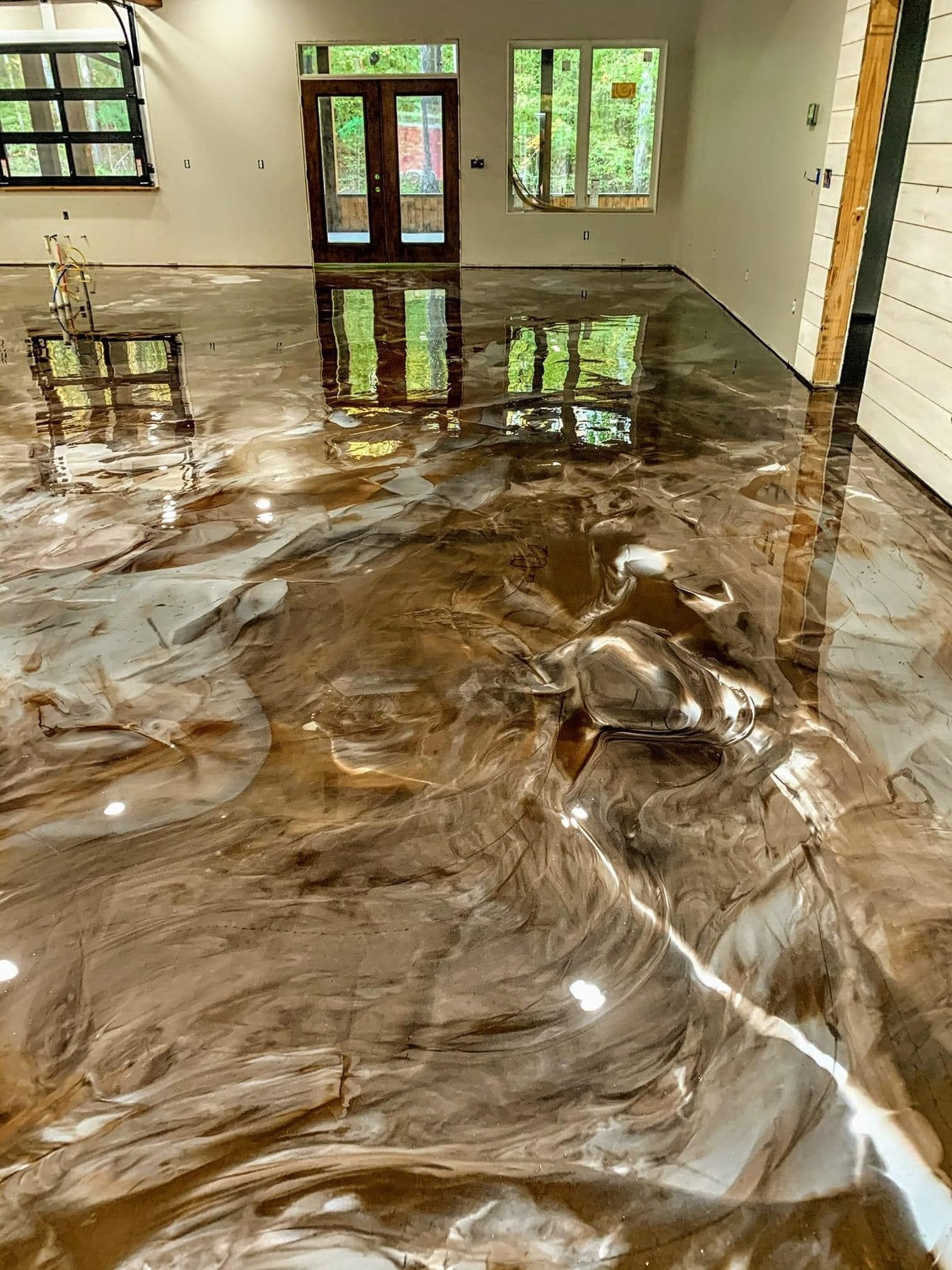 Best Metallic Epoxy Floor Kit At Evan Ward Blog - All For One inside Understanding the Appeal of Metallic Resin Finishes in Modern Interior Design