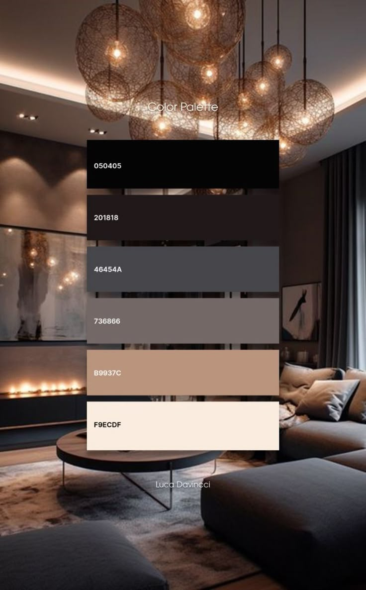 Color Palette | Lux Interior | House Color Palettes, Paint Colors For ... with regard to 48X48 Inches Red Black White Minimal Wall Art Large Modern Painting Home Decor